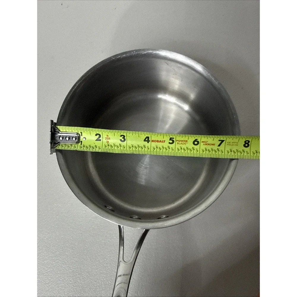 CALPHALON Stainless Steel 3-Piece Cookware 2 QT Pot, 9